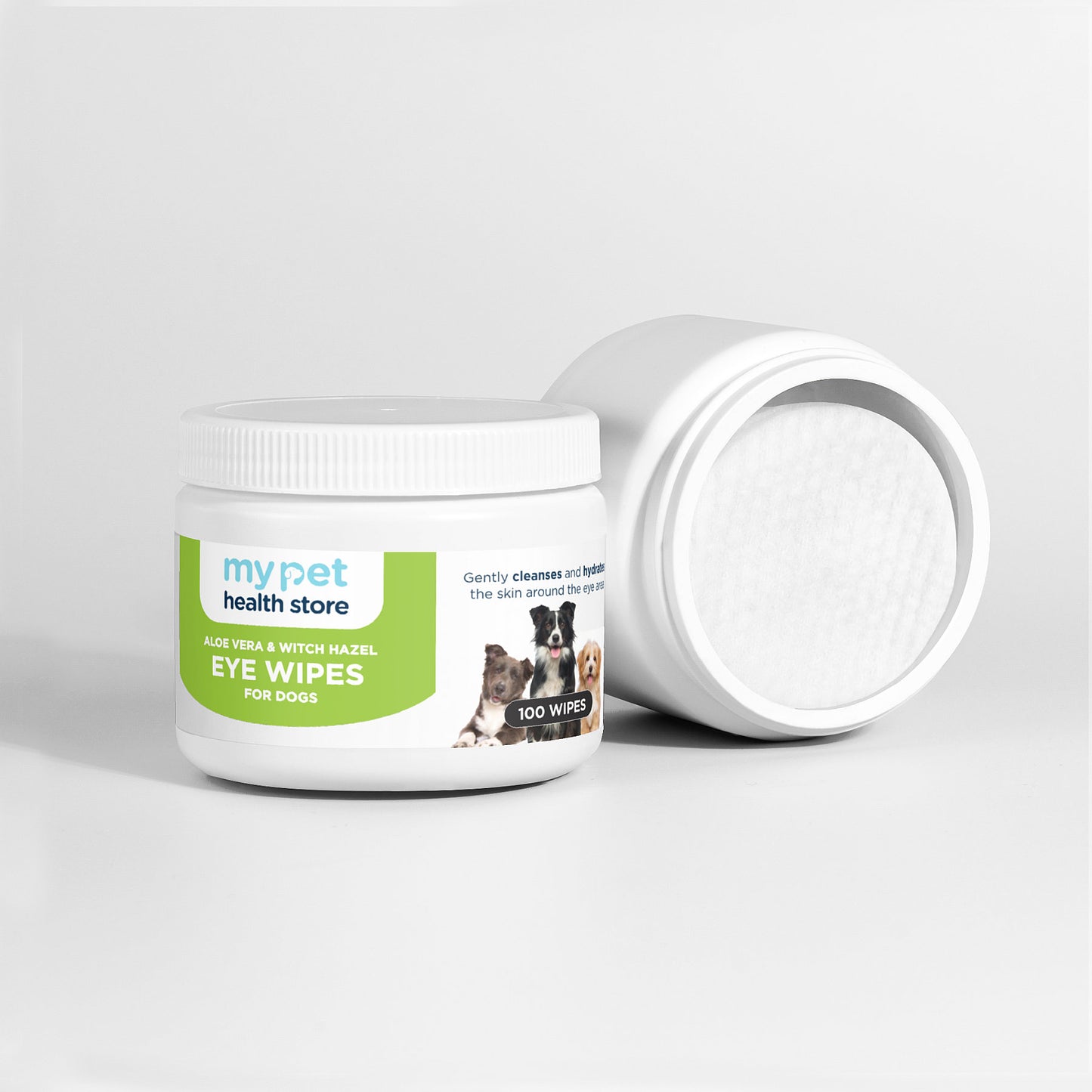 Dog Eye Wipes - 100 Wipes - Gently Remove Tear Stains
