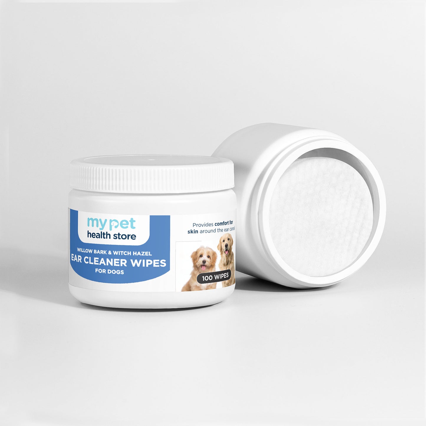 Dog Ear Cleaner Wipes - 100 Wipes - Easy To Use, Help To Prevent Ear Infections