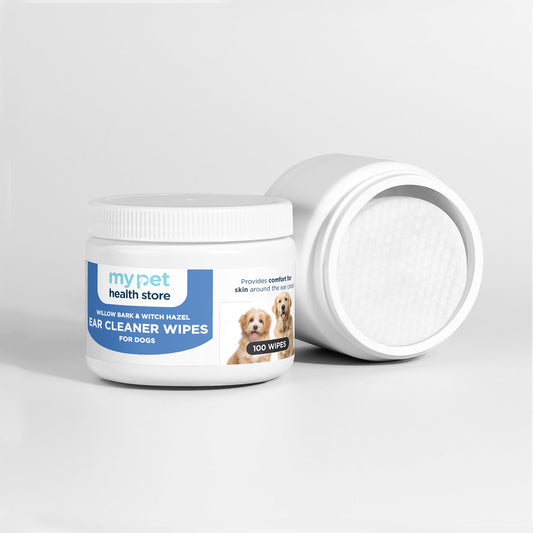 Dog Ear Cleaner Wipes - 100 Wipes - Easy To Use, Help To Prevent Ear Infections